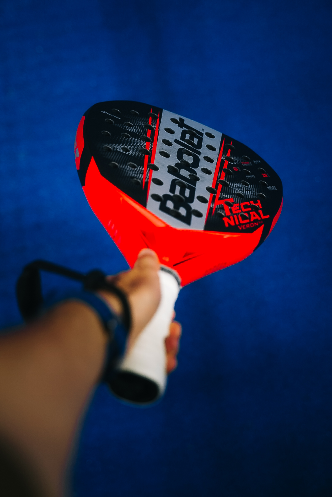Détail d’une partie de padel